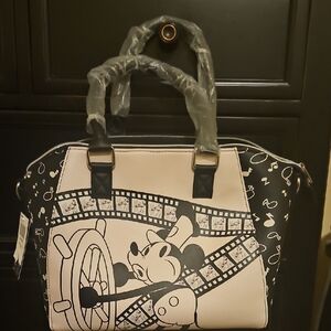 Disney Black and Cream Mickey Mouse Tote
